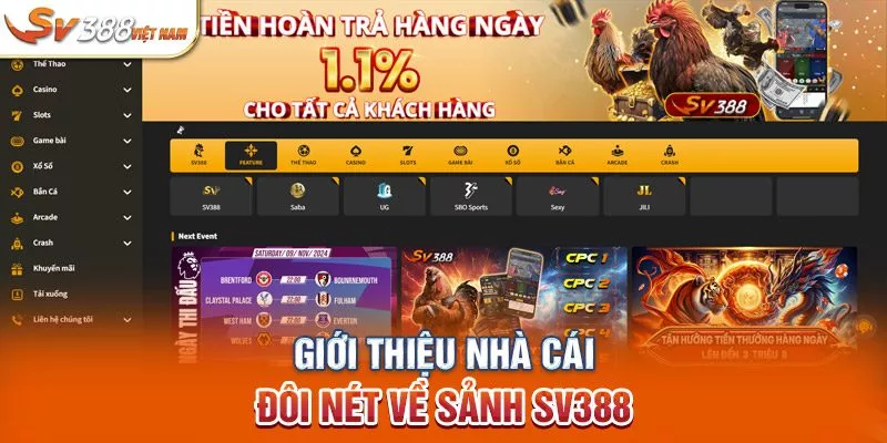 Giới thiệu nhà cái - Đôi nét về sảnh SV388