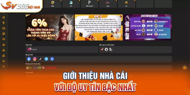 Giới thiệu nhà cái với độ uy tín bậc nhất